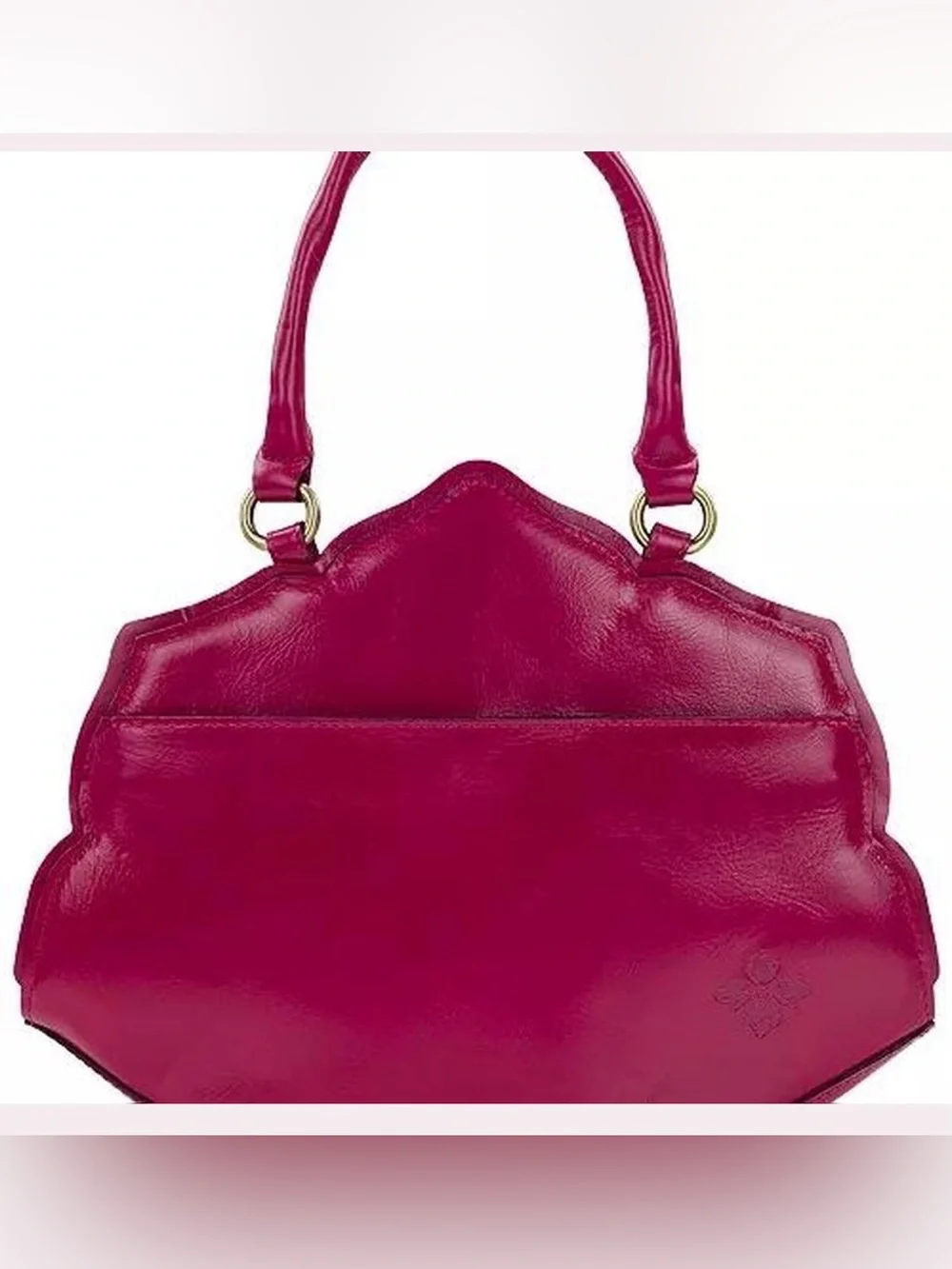 🌺-Patricia Nash Gennamarie Petal Floral Design Crossbody Bag Leather.